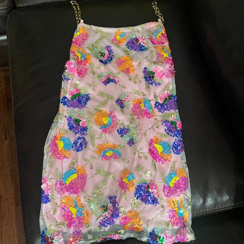 Bight and colorful formal dress